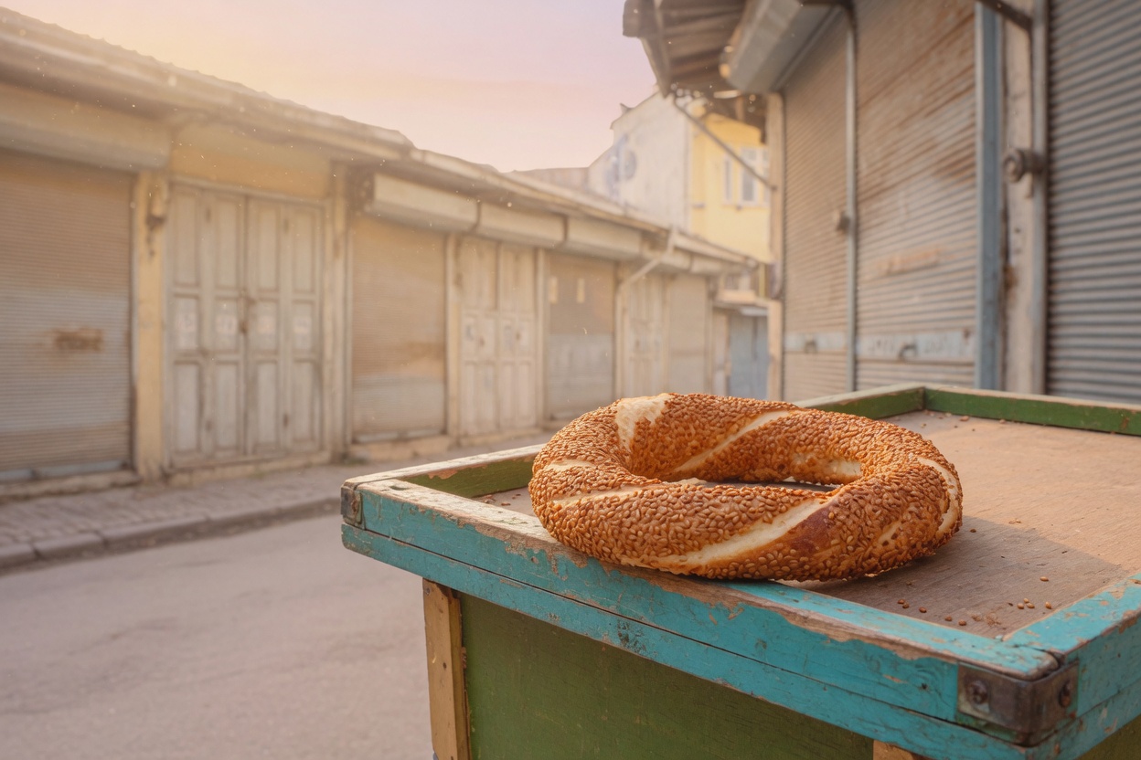 Sokakta simit