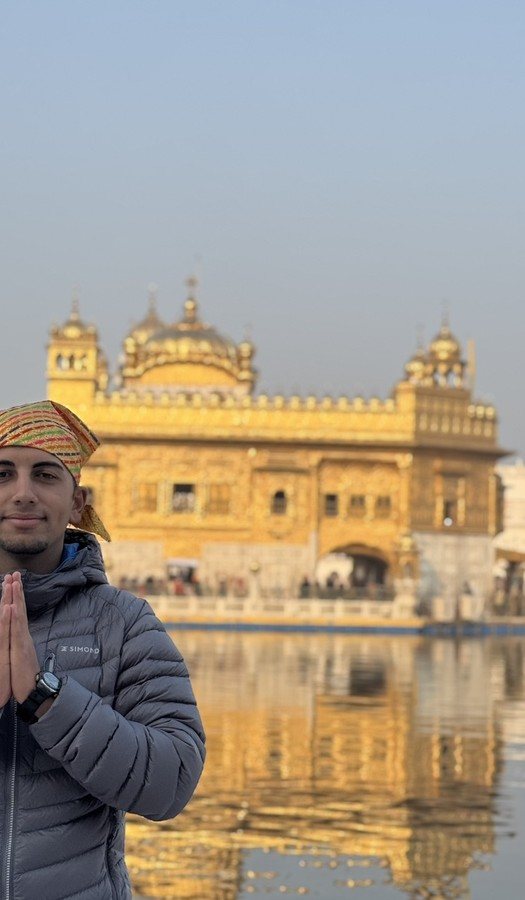 Yiğit at the Golden Temple